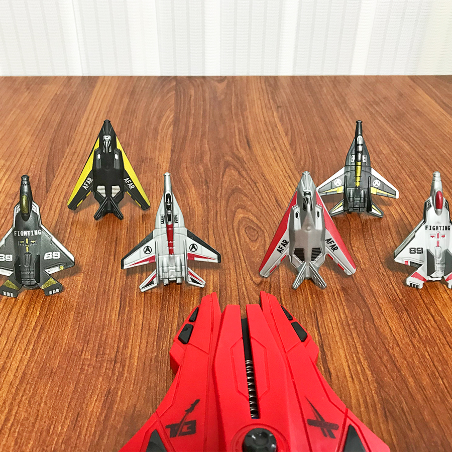6pcs Fighter Plane Red Launche - Kids Outdoor Activity Toys avaliação e preço