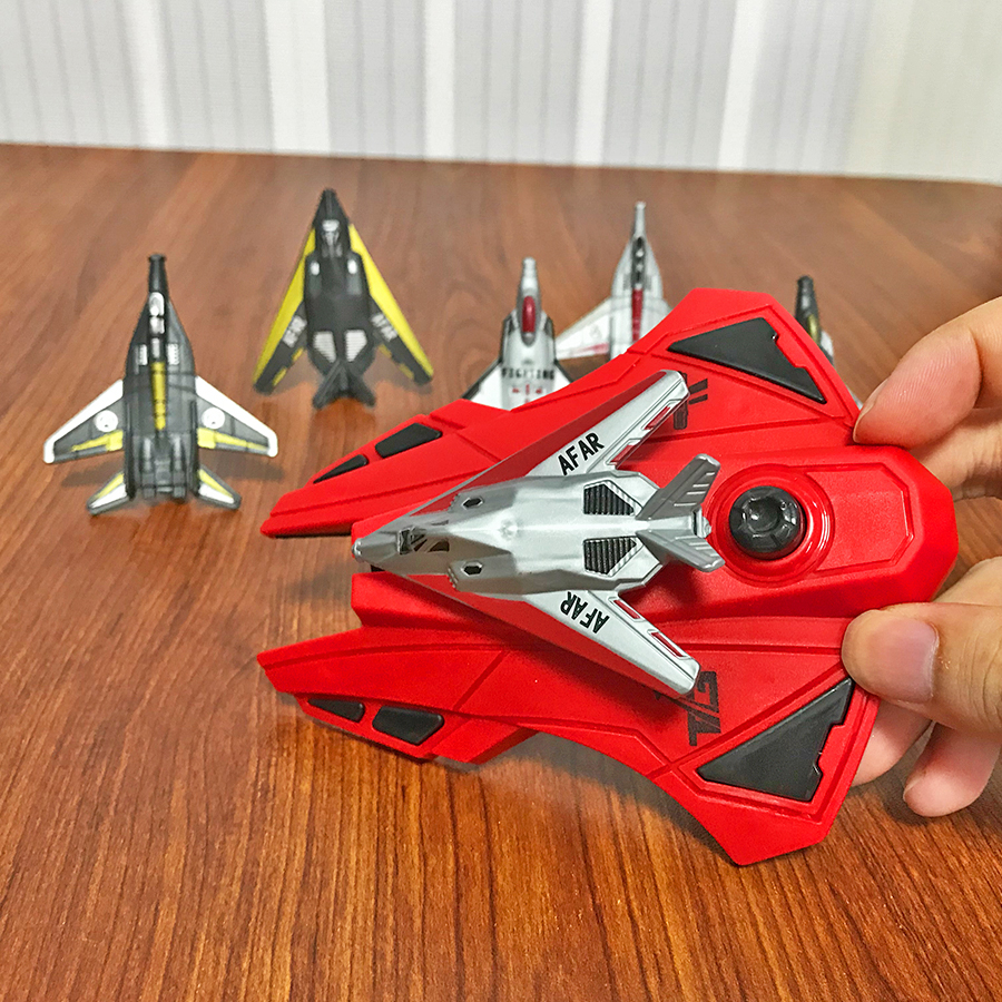 6pcs Fighter Plane Red Launche - Kids Outdoor Activity Toys avaliação e preço