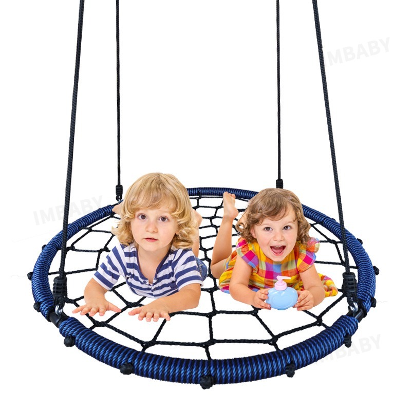 IMBABY 100cm Round Net Nest Sw - Kids Outdoor Nest Swing avaliação e preço