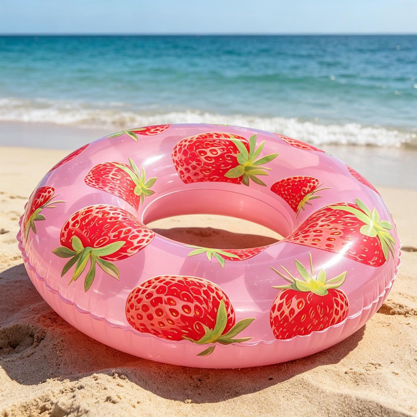 Inflatable Tube Fruit Pattern  - Kids Outdoor Youtube avaliação e preço