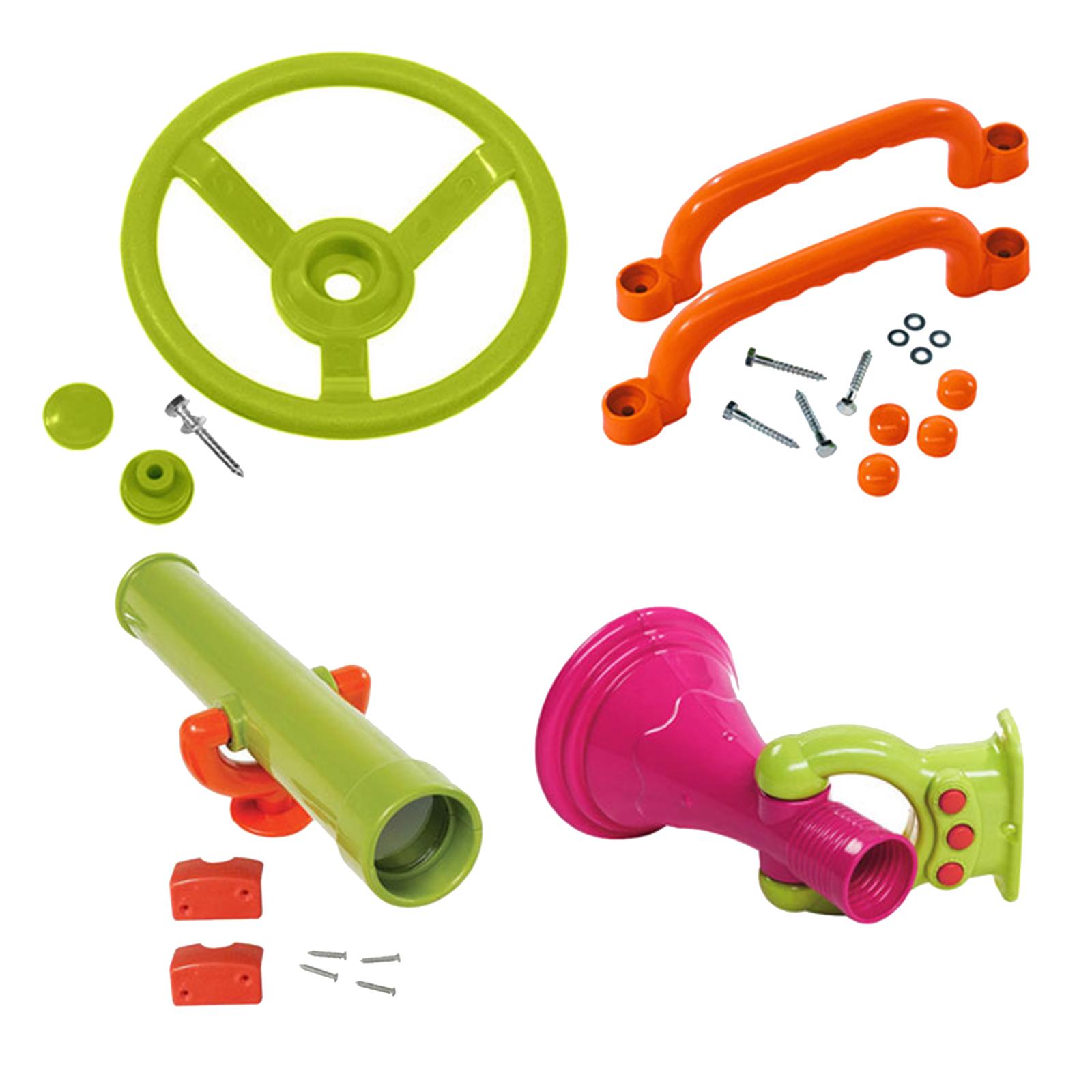 4 Pieces Jungle Gym Kingdom Pl - Kids Outdoor Jungle Gym avaliação e preço