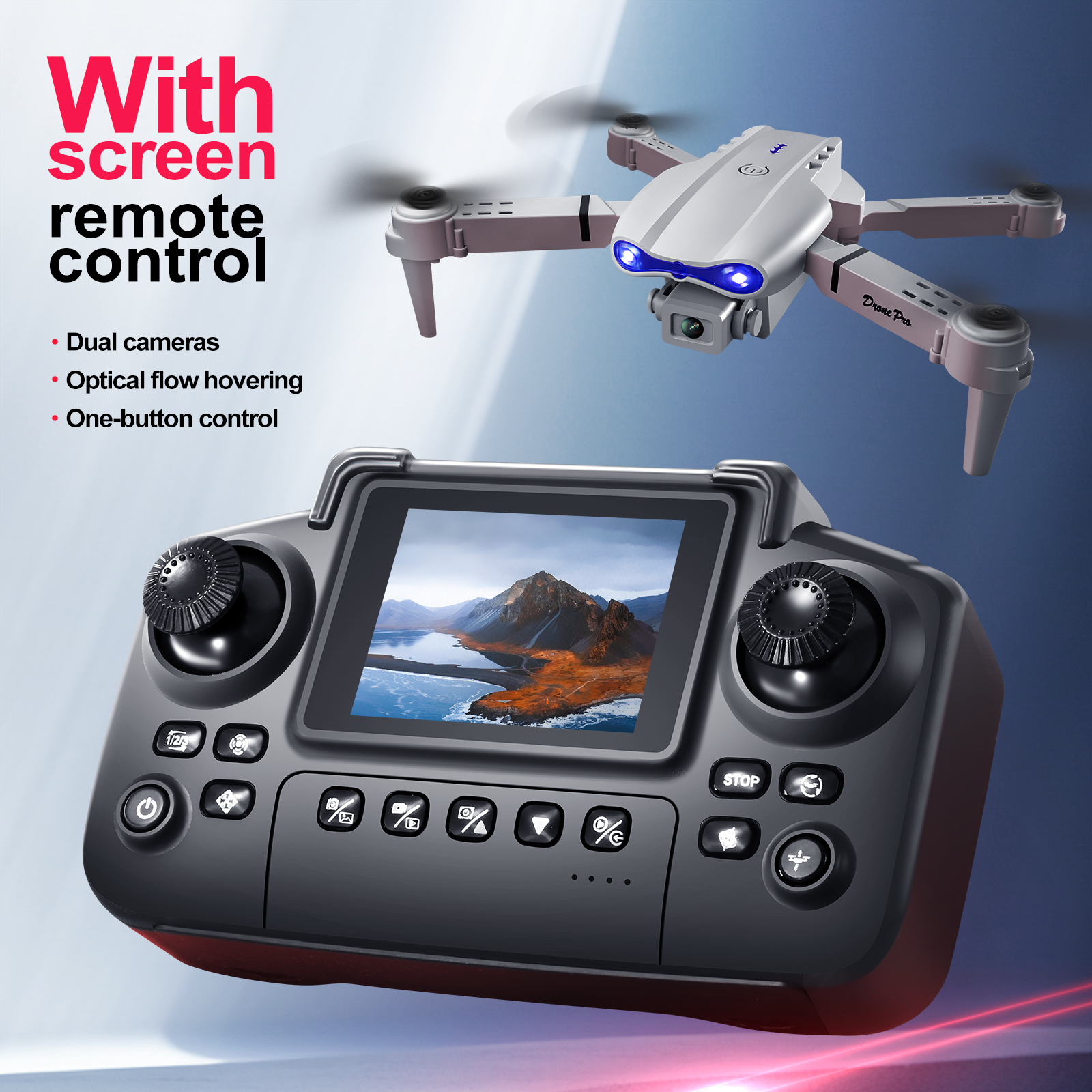 2025 New E88 E99 Upgraded Dron - Kids Outdoor Toy Storage avaliação e preço