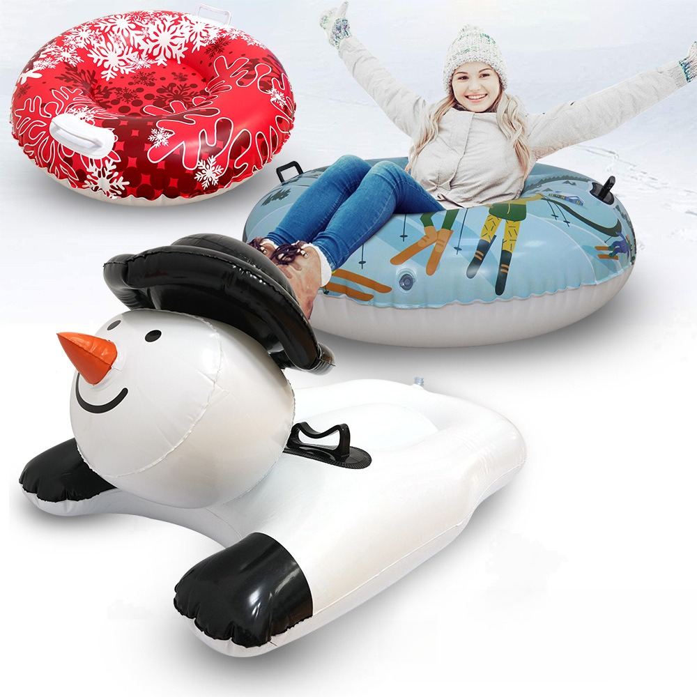 Inflatable Snow Sled for Kids  - Kids Outdoor Youtube avaliação e preço