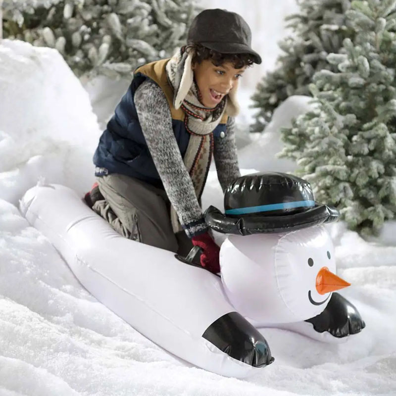 Inflatable Snow Sled for Kids  - Kids Outdoor Youtube avaliação e preço