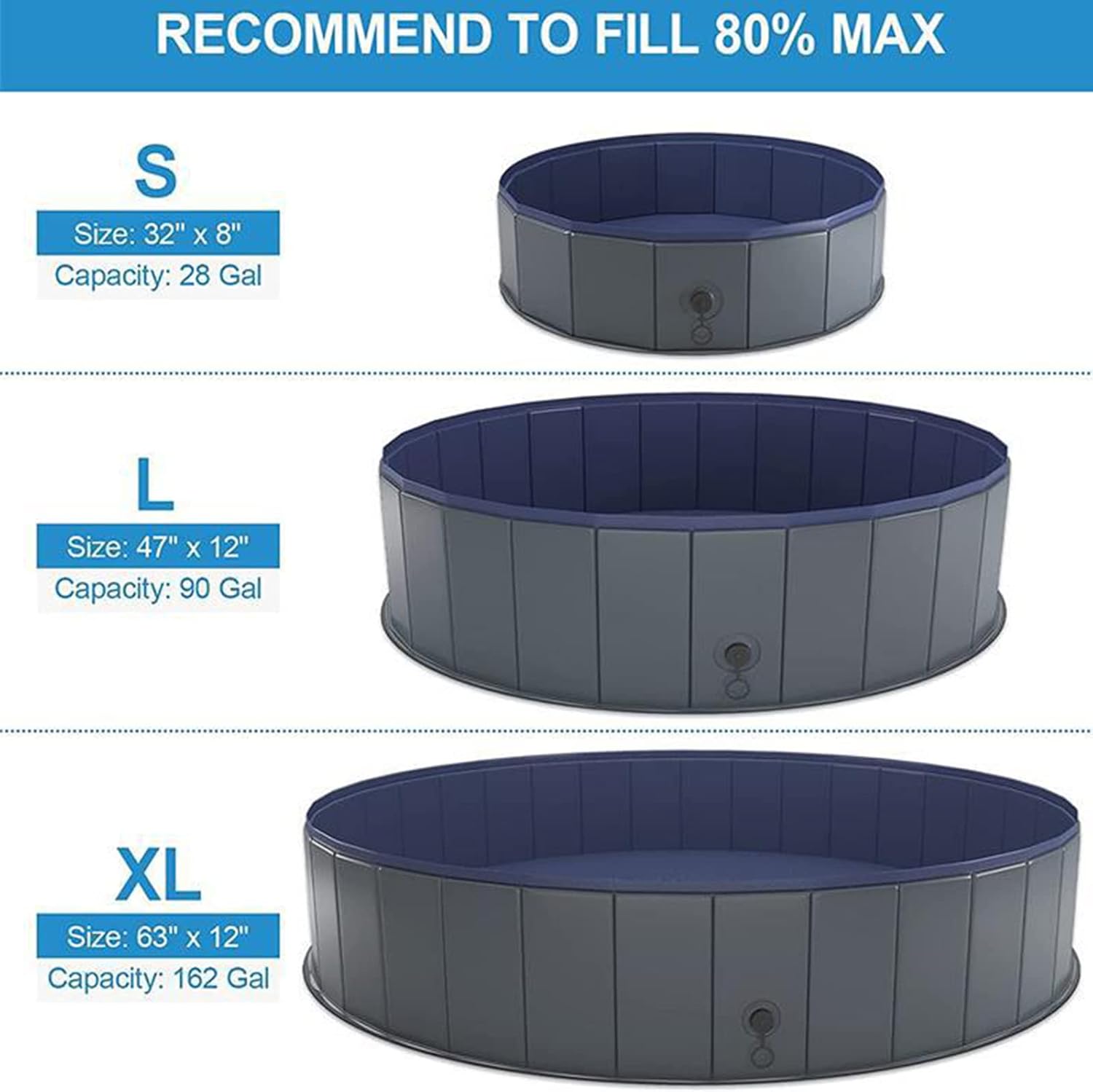 Collapsible Dog Pool Kids Padd - Kids Outdoor Youtube avaliação e preço