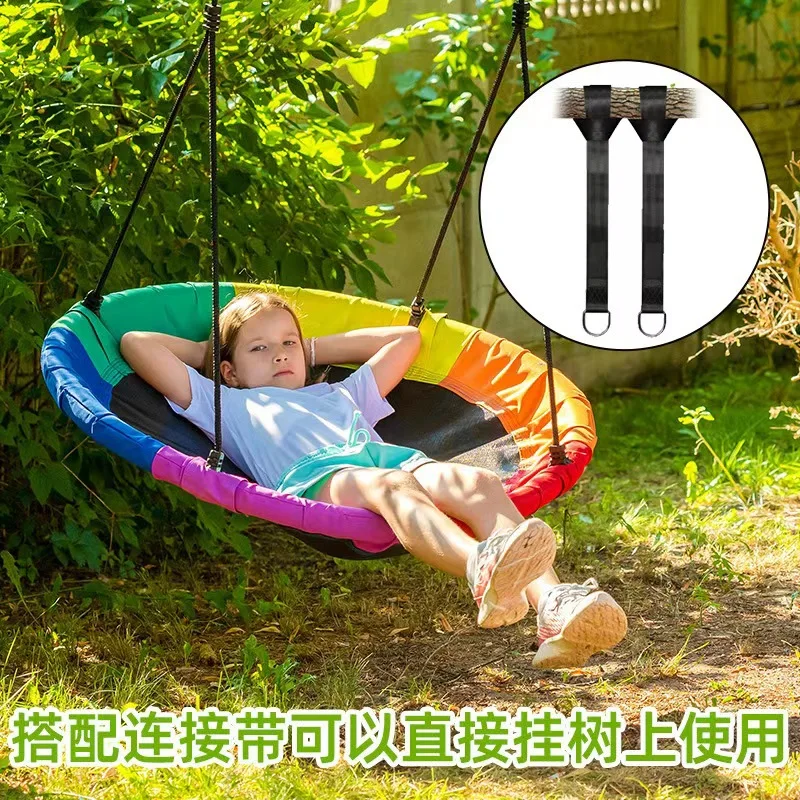 Influencer-Famous Netted Hammo - Kids Outdoor Nest Swing avaliação e preço