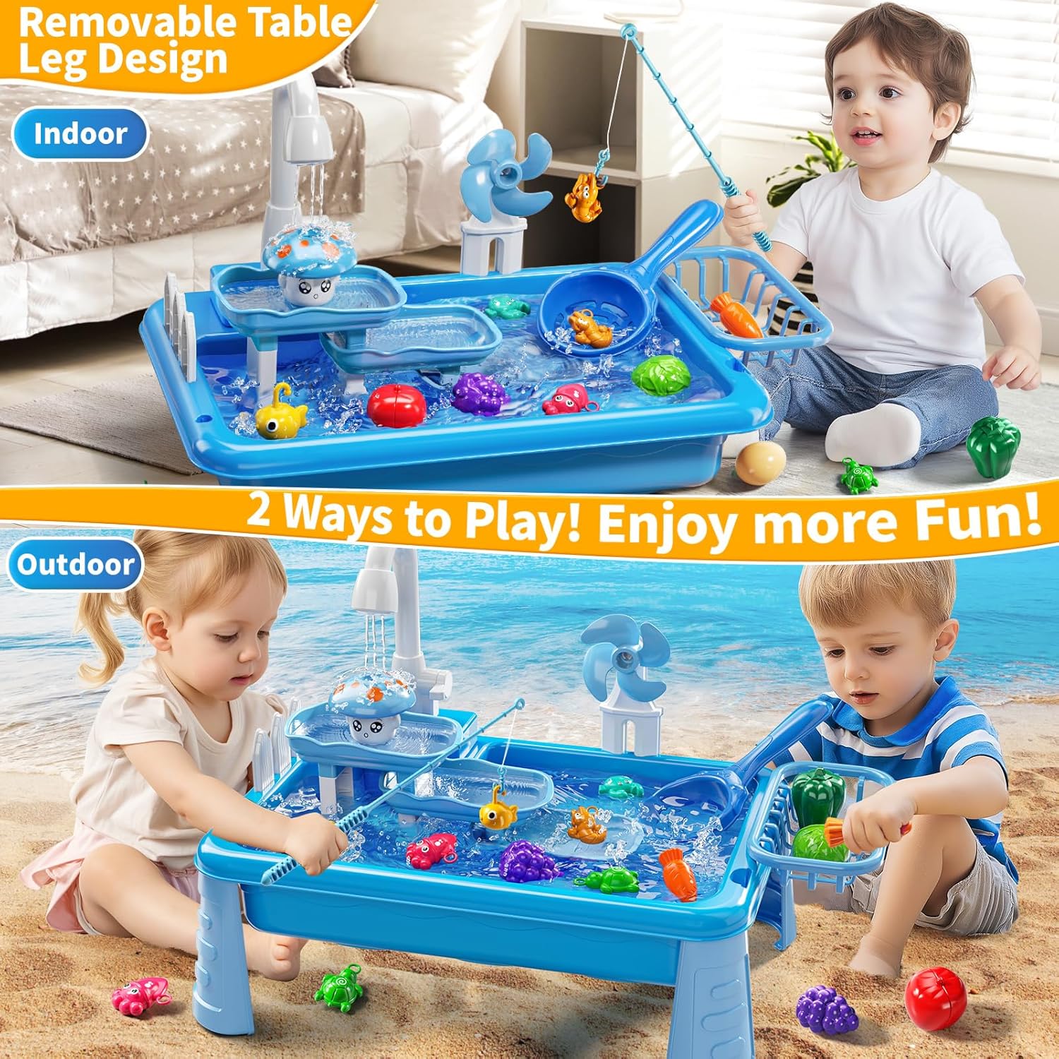 Water Table Play Sink Toy for  - Kids Outdoor Water Table avaliação e preço