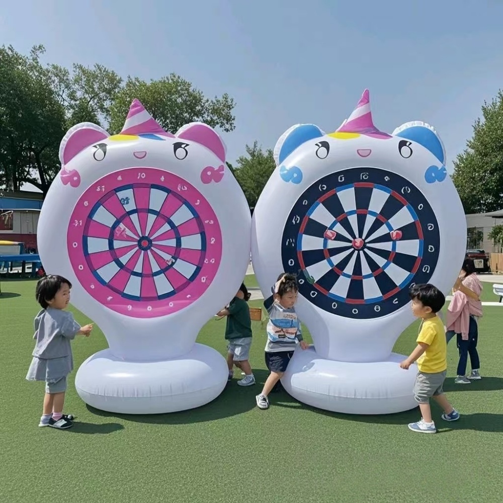 Inflatable Unicorn Throwing Ga - Kids Outdoor Easter Toys avaliação e preço