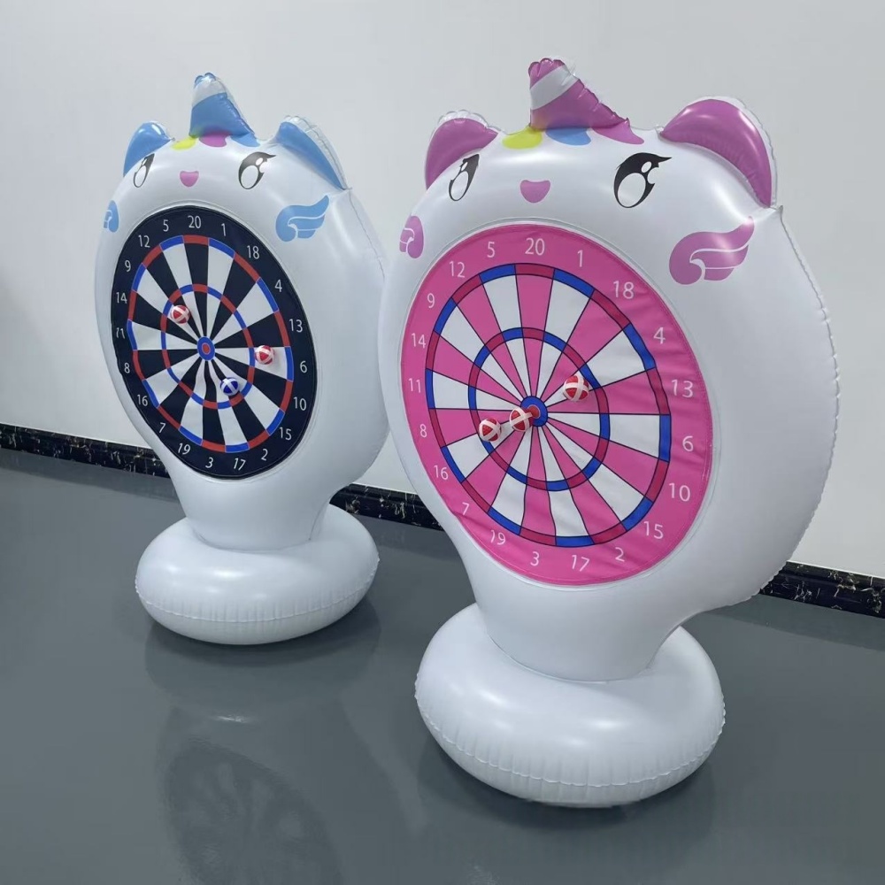 Inflatable Unicorn Throwing Ga - Kids Outdoor Easter Toys avaliação e preço
