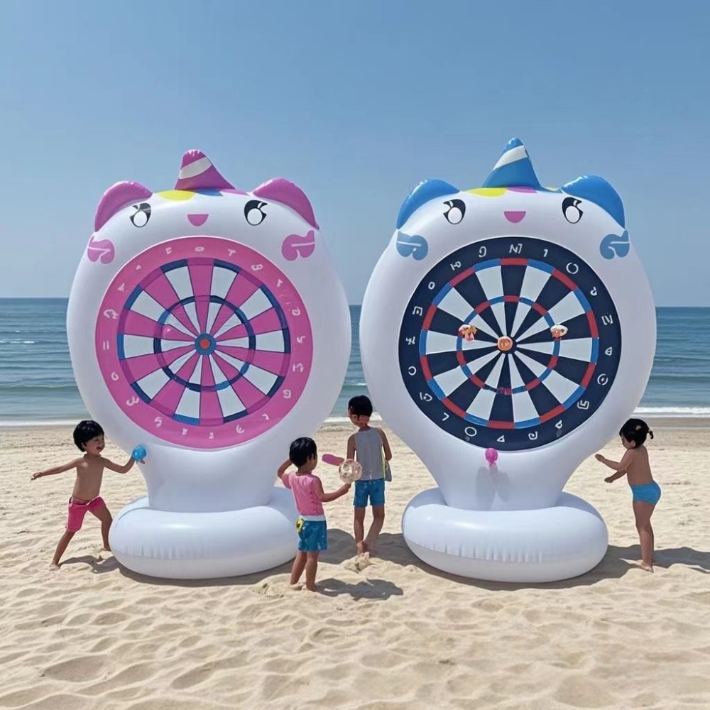 Inflatable Unicorn Throwing Ga - Kids Outdoor Easter Toys avaliação e preço