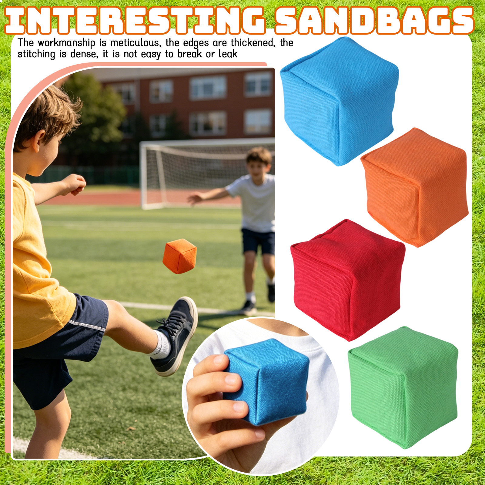 1PC Canvas Cube Children's Bea - Kids Outdoor Easter Toys avaliação e preço