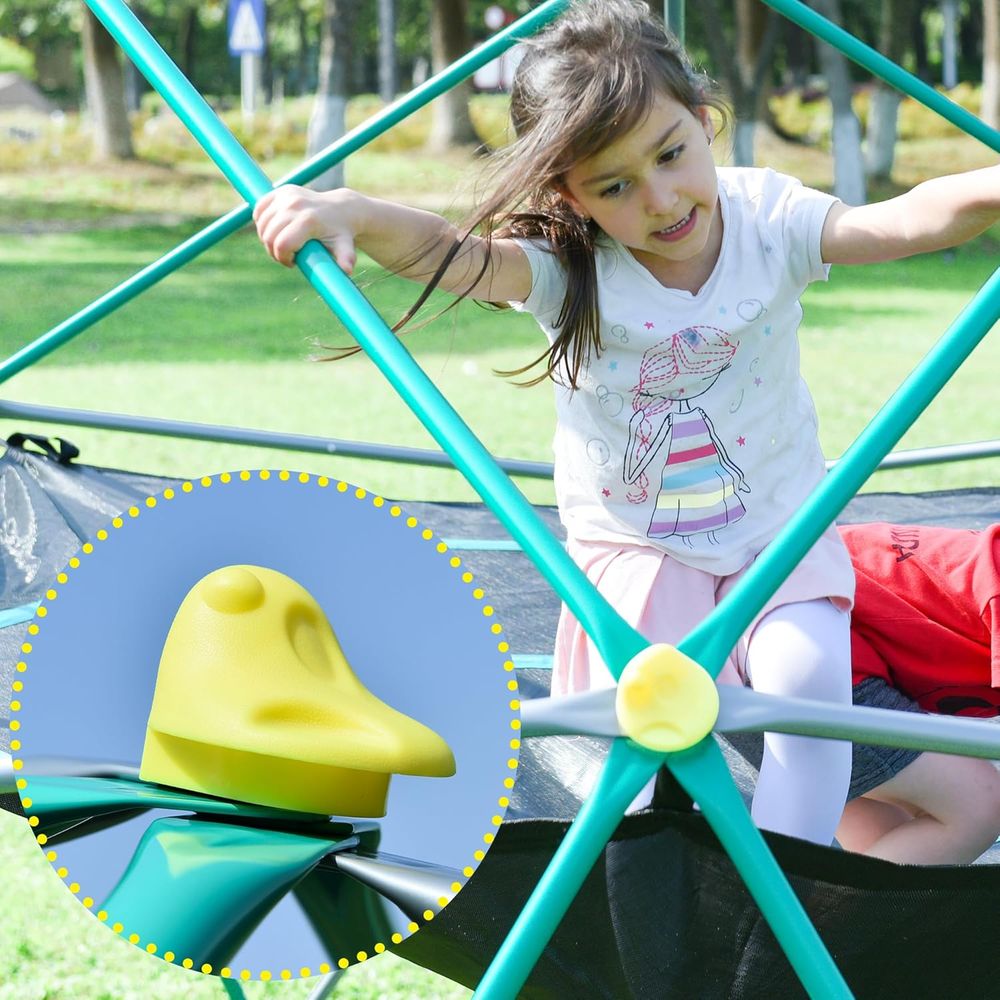 Geometric Dome Climber with Ha - Kids Outdoor Jungle Gym avaliação e preço