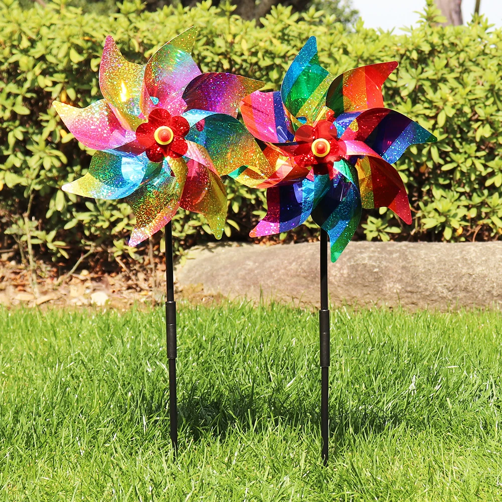 Windmill Bird Repellent Decora - Kids Outdoor Yard Toys avaliação e preço