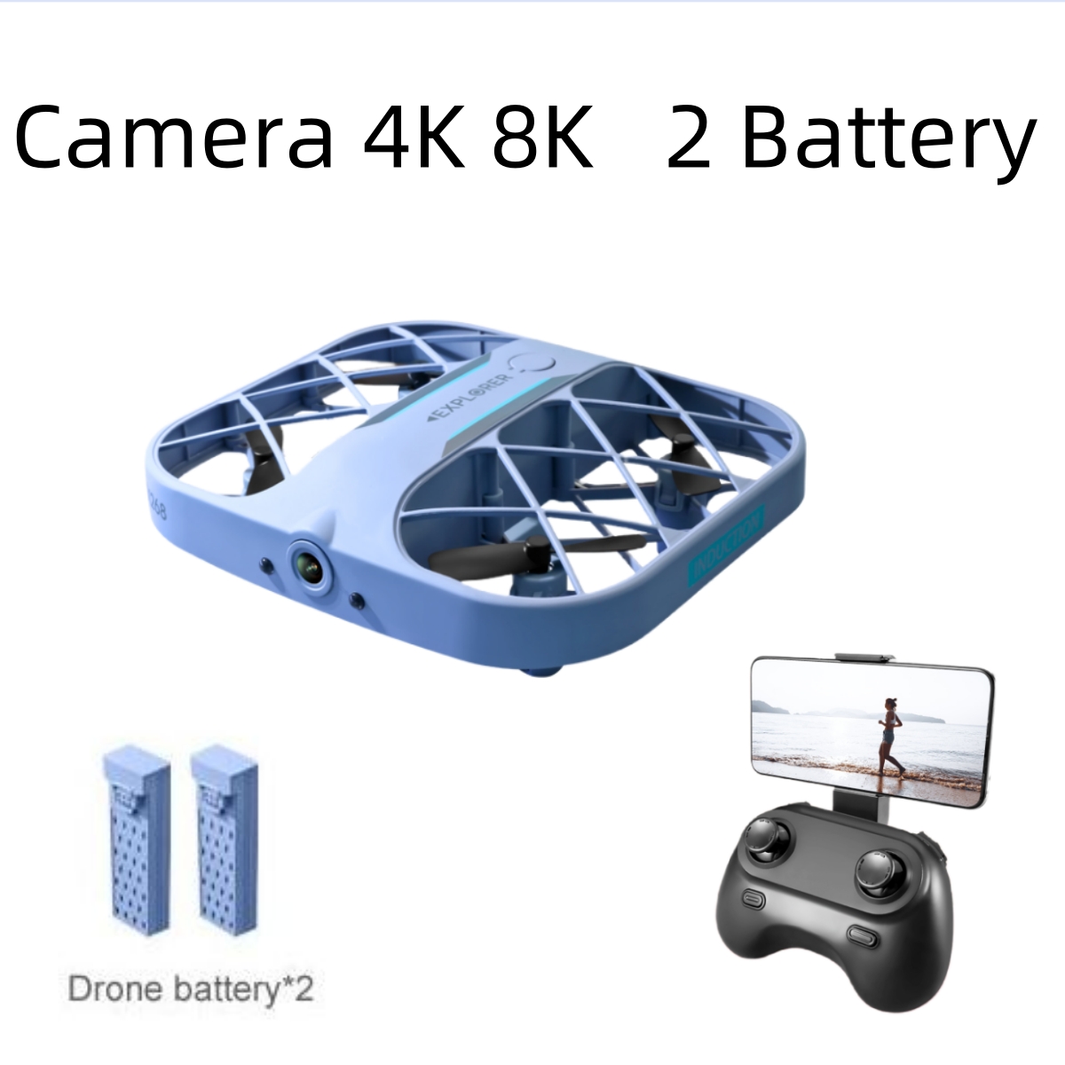 JJRC H107 FPV RC Drone with 2  - Kids Outdoor Toy Storage avaliação e preço