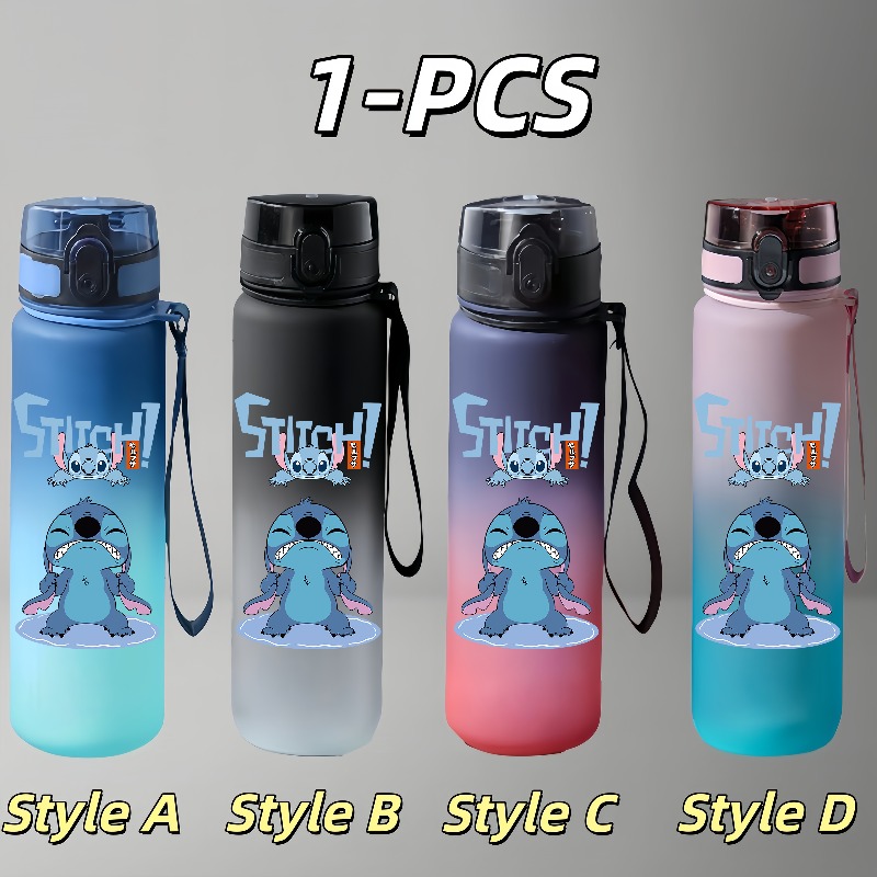 Stitch Anime Water Bottle 650m - Kids Outdoor Movies avaliação e preço