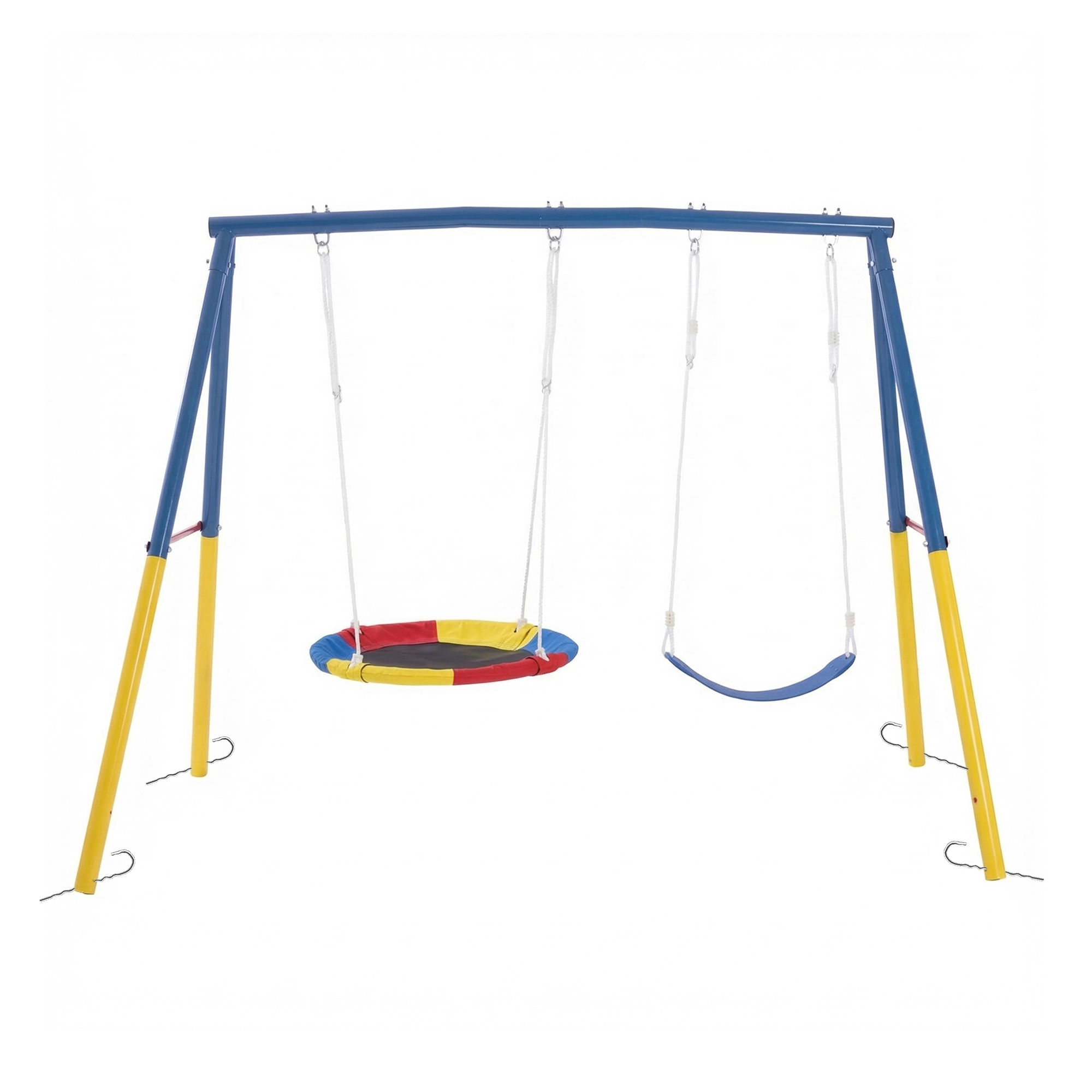 Outdoor Swing Set with Backyar - Kids Outdoor Activity Toys avaliação e preço