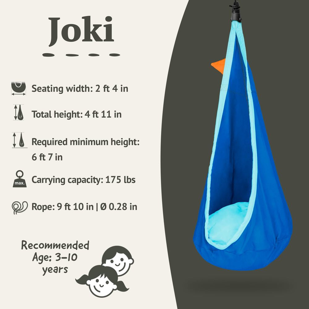 Joki Air Hanging Nest Sensory  - Kids Outdoor Nest Swing avaliação e preço