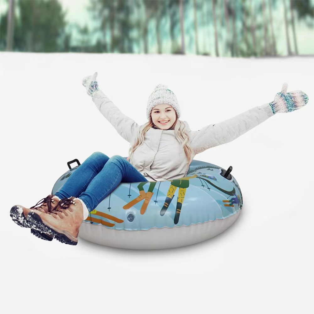 Inflatable Snow Tube Heavy Dut - Kids Outdoor Youtube avaliação e preço