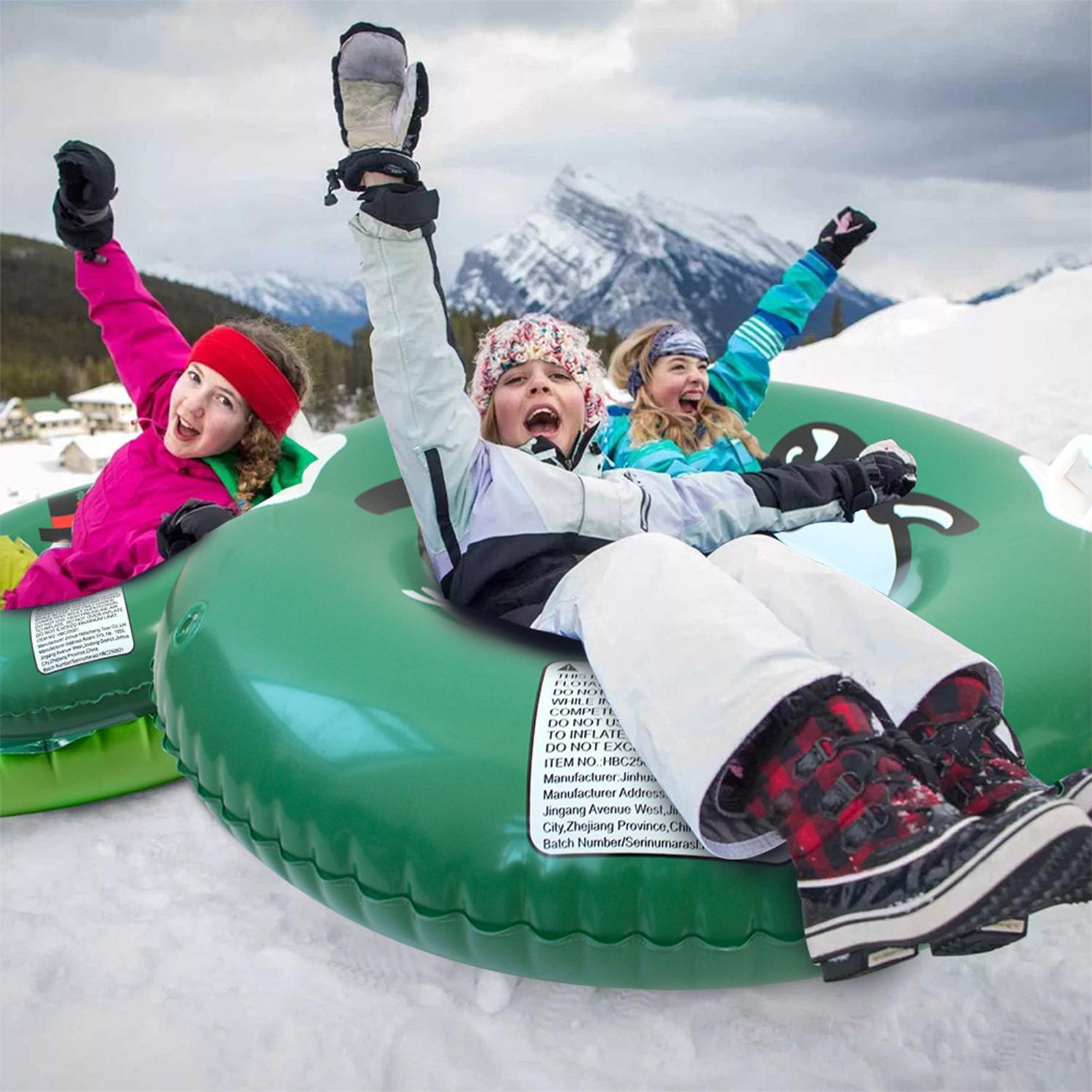 Inflatable Snow Tube, Thickene - Kids Outdoor Youtube avaliação e preço