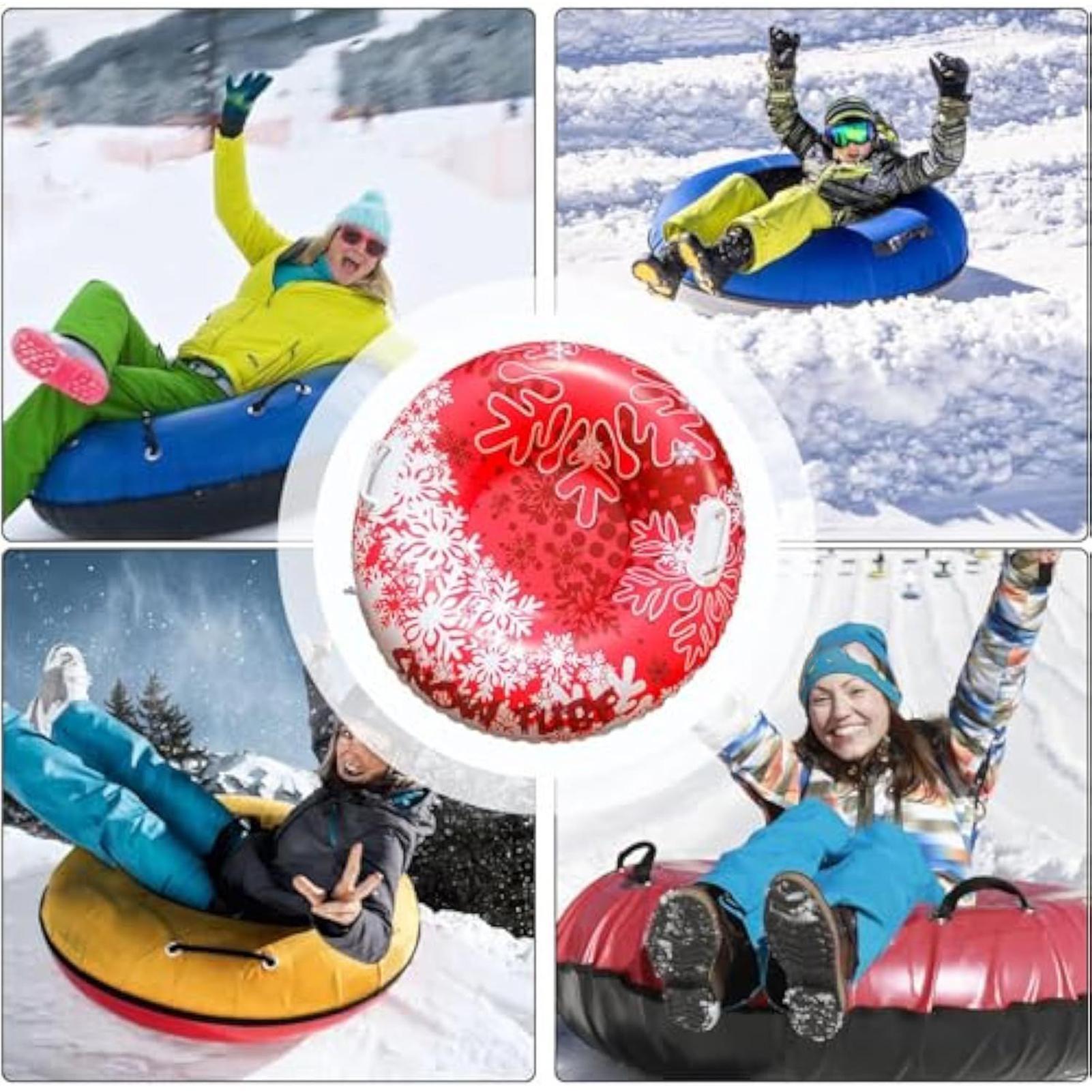 Inflatable Snow Tube, Thickene - Kids Outdoor Youtube avaliação e preço