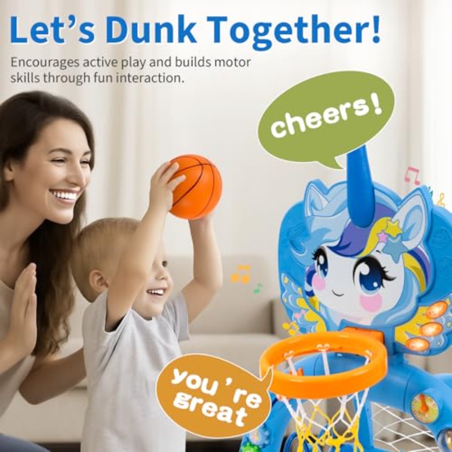 Unicorn Sports Play Set for To - Basketball Hoop Outdoor avaliação e preço