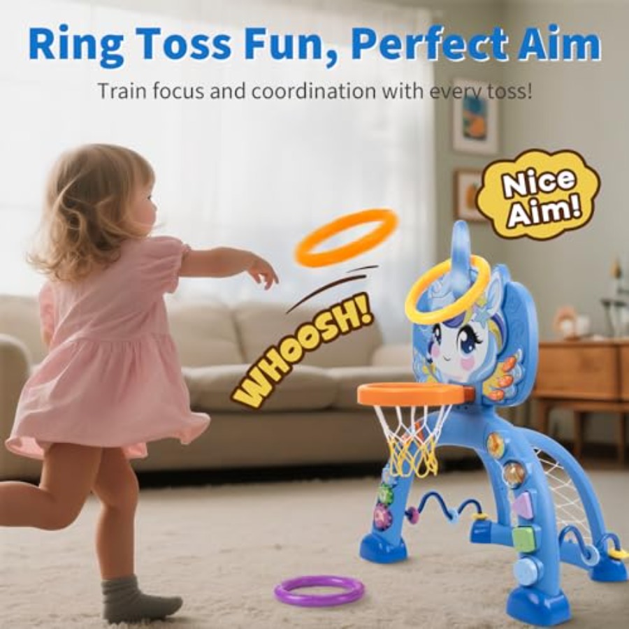 Unicorn Sports Play Set for To - Basketball Hoop Outdoor avaliação e preço