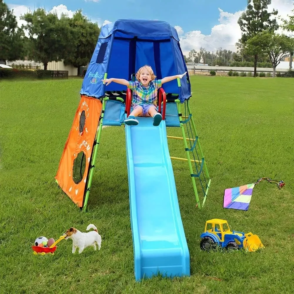 Explorer Adventure Climbing Fo - Kids Outdoor Jungle Gym avaliação e preço