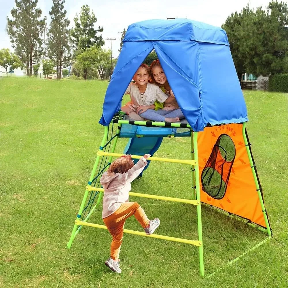 Explorer Adventure Climbing Fo - Kids Outdoor Jungle Gym avaliação e preço