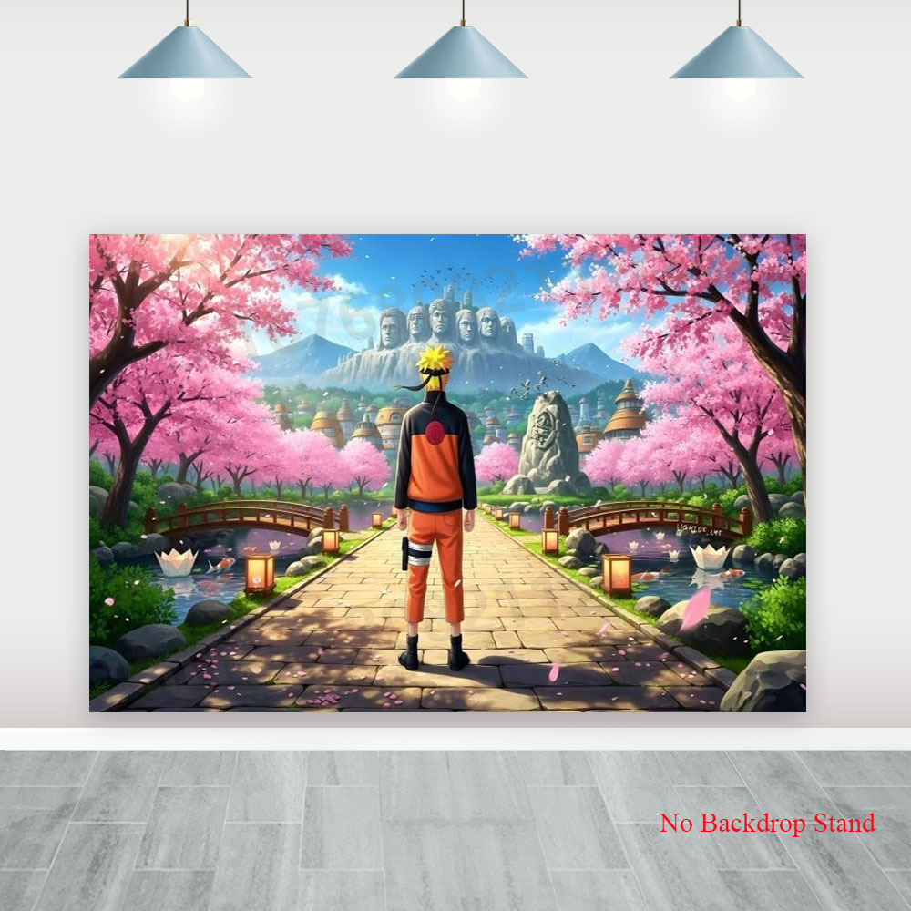 Naruto Backdrop Banner Boys Ki - Kids Outdoor Movies avaliação e preço